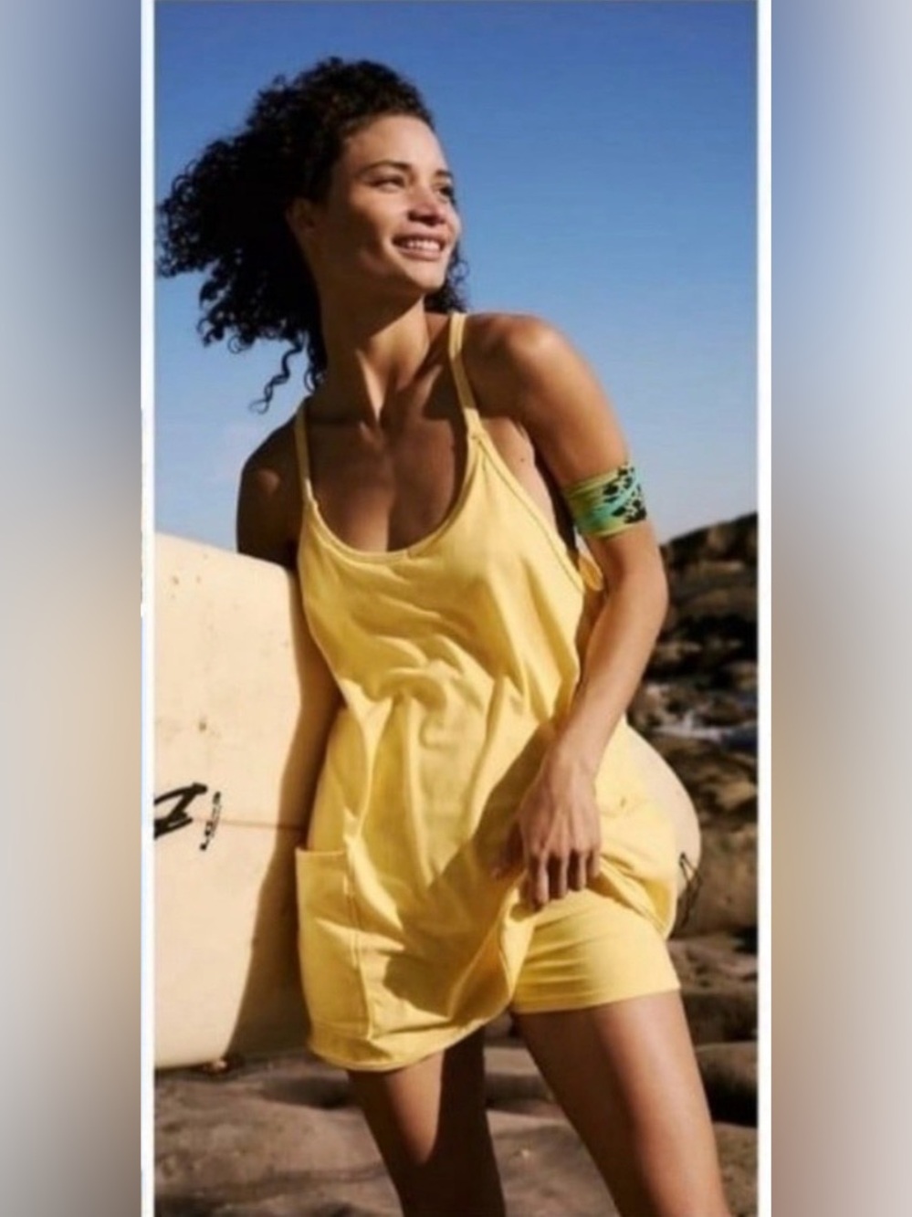 Free People FP Movement Hot Shot Mini Dress in Fresh Mango Size XS